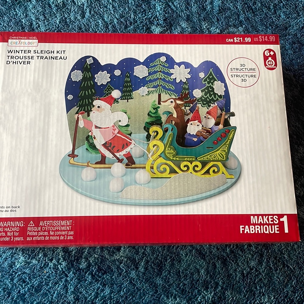 Creatology Winter Sleigh Craft Kit